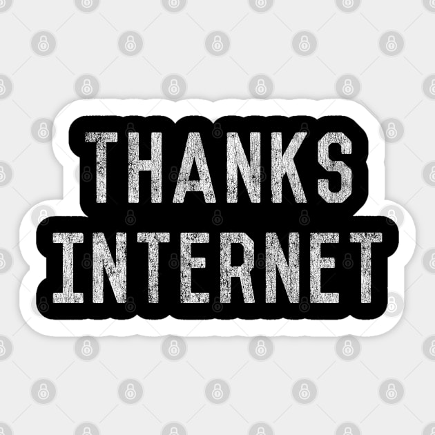 Thanks Internet Graduation Sticker by Flippin' Sweet Gear